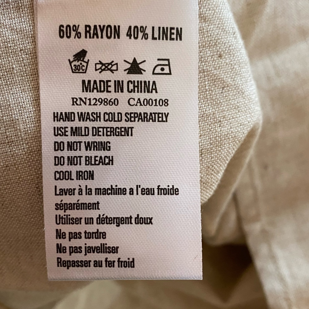 RHYTHM Women's Classic Shirred Midi Dress Oat Medium NWT- Australian Made 🦘 - Picture 7 of 13